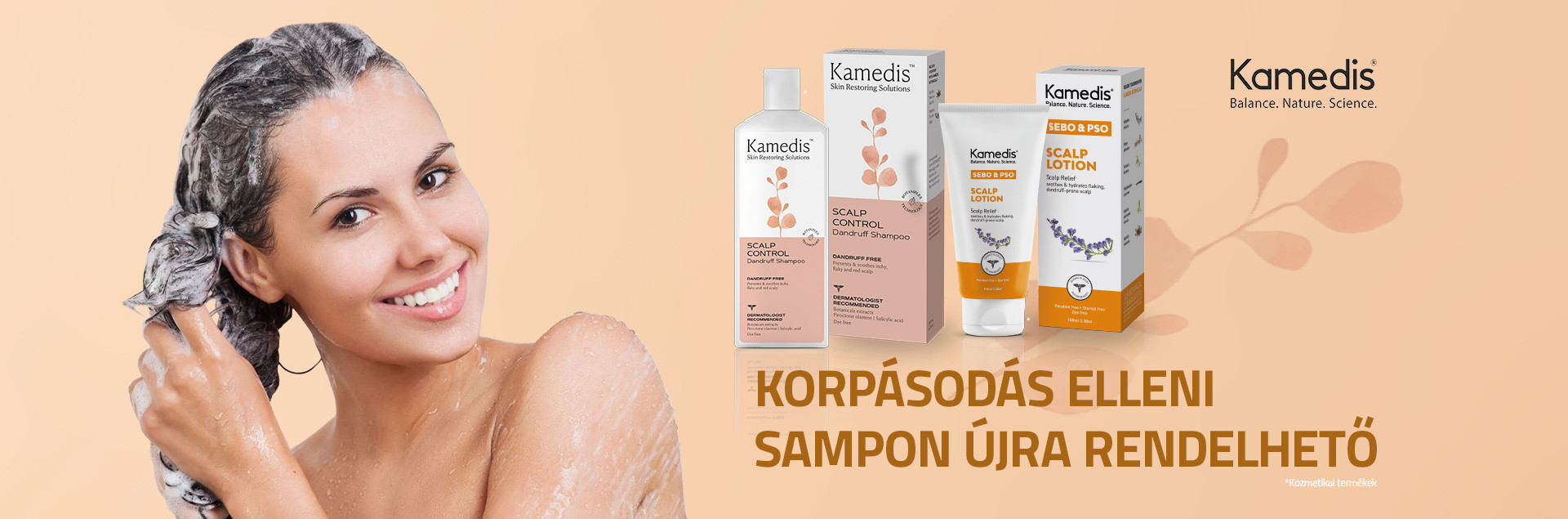 Kamedis scalp control - korpásodás elleni sampon, 200ml